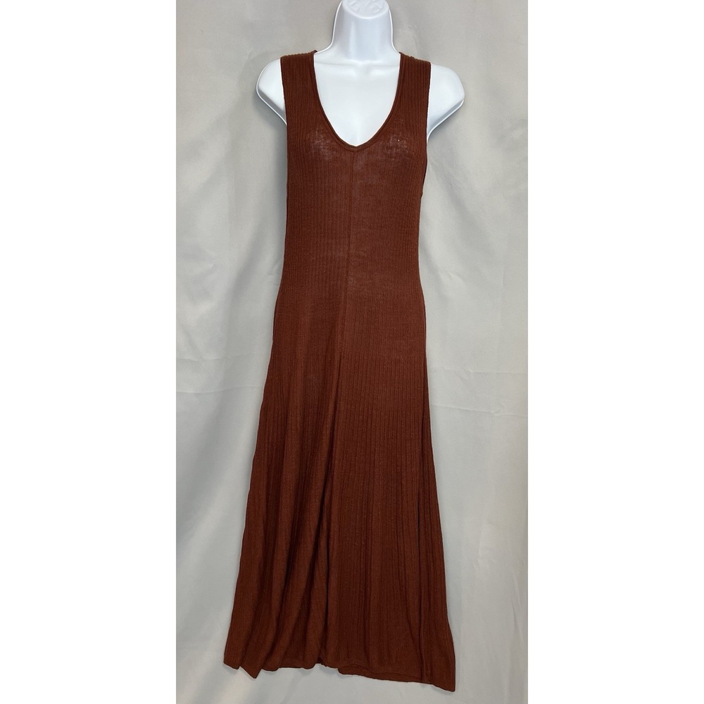 Banana Republic Dresses Linen‎ Sweat Burnt Caramel Dress Sz Medium